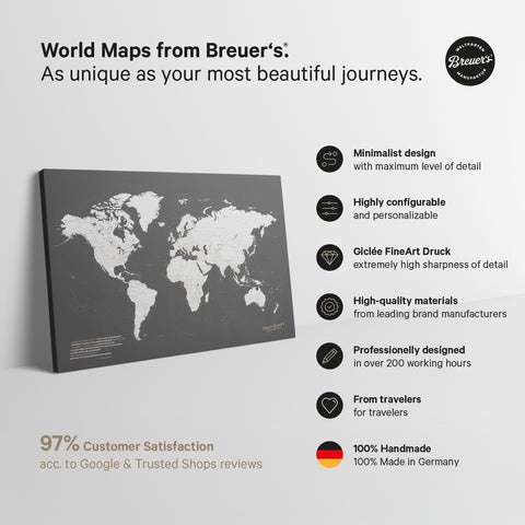 Carte magnétique de la Suisse TRAVEL® Magnetboard – Multicolore Classique