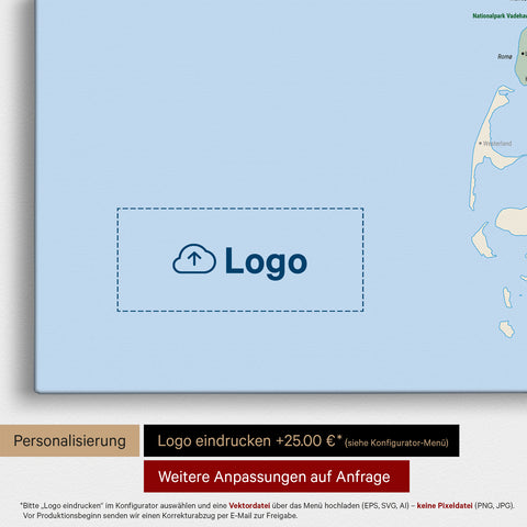 Carte du Danemark à épingles TRAVEL® – Multicolore classique