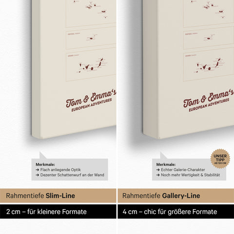 Europa-carte à épingles TRAVEL® – Bordeaux Rouge
