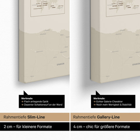 Carte de la France à épingles TRAVEL® – Bronze