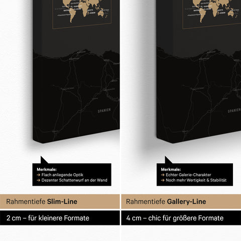 Carte de la France à épingles TRAVEL® – Noir Sonar