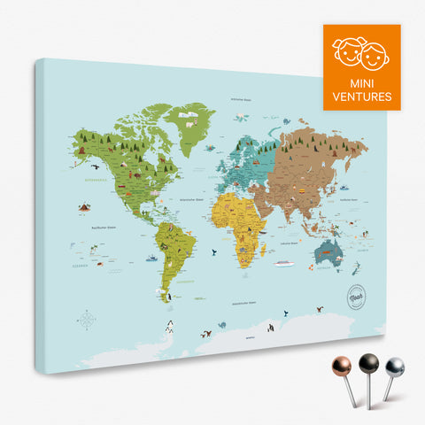 Cartes du monde pour enfants