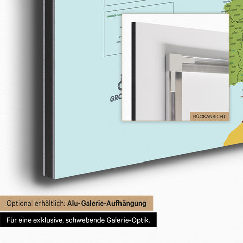 Carte de l’Europe pour enfants Tableau magnétique – MINIVENTURES® Classic