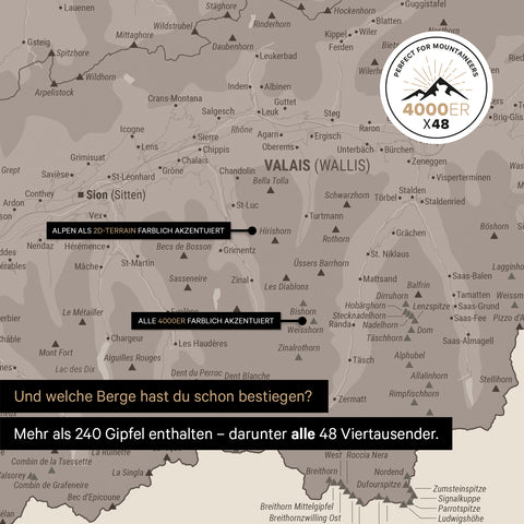 Carte magnétique de la Suisse TRAVEL® Magnetboard – Gris chaud