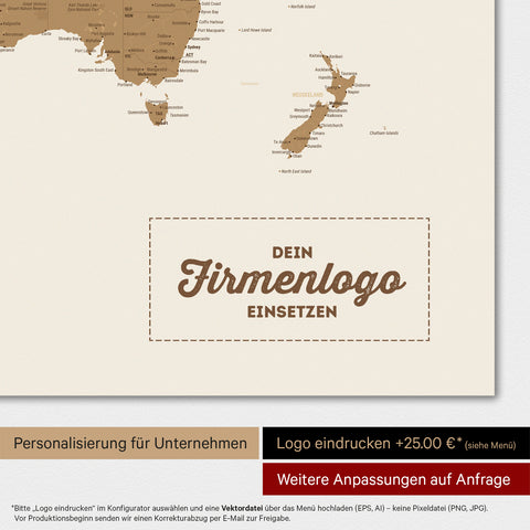 Carte de la Suisse TRAVEL® Poster premium – en 21 couleurs
