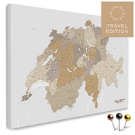 Teaser für Breuer's Schweiz-Karte als Pinnwand Kollektion