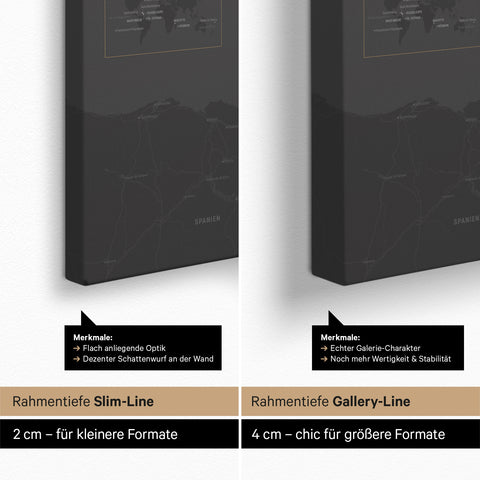 Carte de France TRAVEL® à épingles – Gris foncé