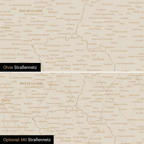 Carte de France TRAVEL® à épingles – Hale Navy