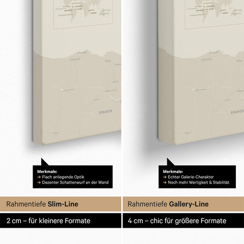 Carte de France TRAVEL® à épingles – Olive Green