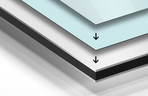 Skizze des Aufbaus eines Magnetboards von einer europa-Karte für Kinder von Breuer's Weltkarten