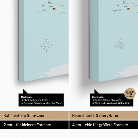 Carte du monde à épingles pour enfants – MULTICOLOR® Classic