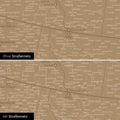 Neutrale und schlichte Ausführung einer Nordamerika Karte als Pinn-Leinwand in Sonar Black (Schwarz-Gold)