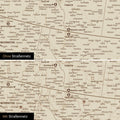 Nordamerika Karte Pinn-Leinwand in Treasure Gold optional mit dem Straßennetz der größten Highways und Interstates