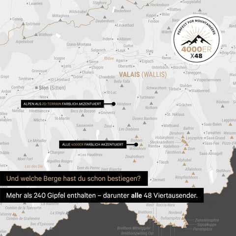 Carte magnétique de la Suisse TRAVEL® Tableau magnétique – Gris foncé