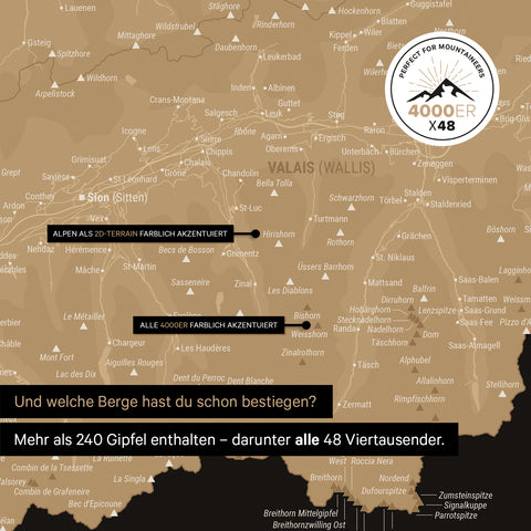 Carte magnétique de Suisse TRAVEL® Tableau magnétique – Sonar Black