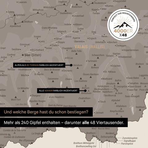 Carte magnétique de Suisse TRAVEL® Tableau magnétique – Gris chaud