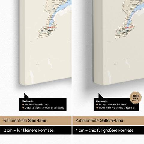 Carte de Suisse TRAVEL® Carte à épingles – Multicolore Classique