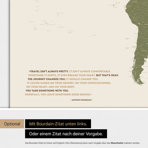 Carte du monde ANTARCTICA® tableau magnétique – Vif multicolore