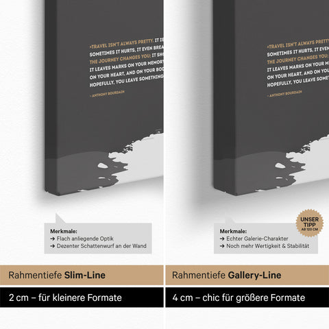 Carte du monde ANTARCTICA® à épingles – Gris foncé (Dunkelgrau)