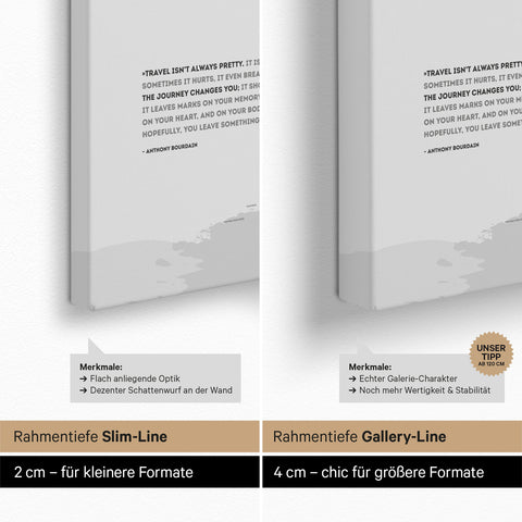 Carte du monde ANTARCTICA® à épingles – Multicolore Gris
