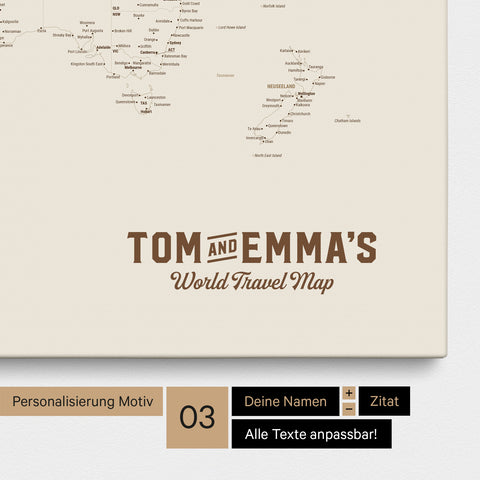 Personnalisation Motif 3 avec inscription du nom