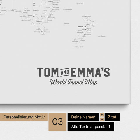 Personnalisation Motif 3 avec inscription du nom