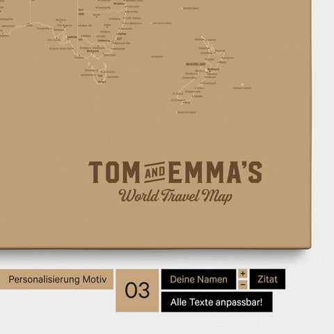 Personnalisation Motif 3 avec inscription du nom