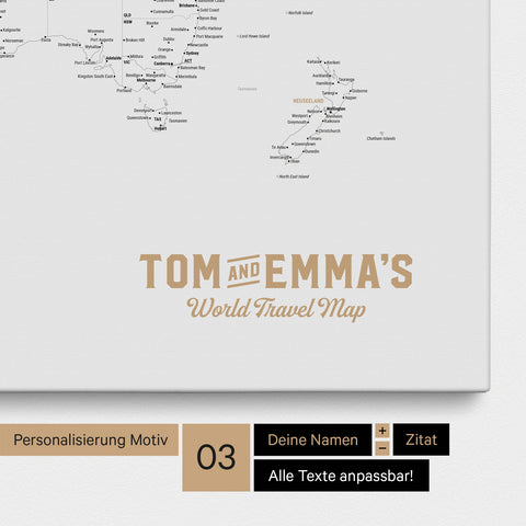 Personnalisation Motif 3 avec inscription du nom