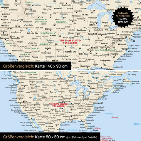 Carte du monde TRAVEL® Tableau magnétique – Multicolore Classique